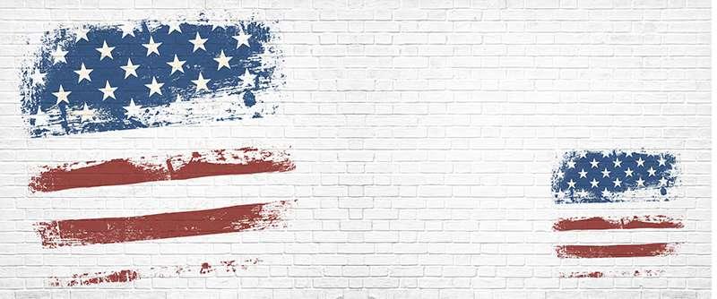 Carta da parati American wall