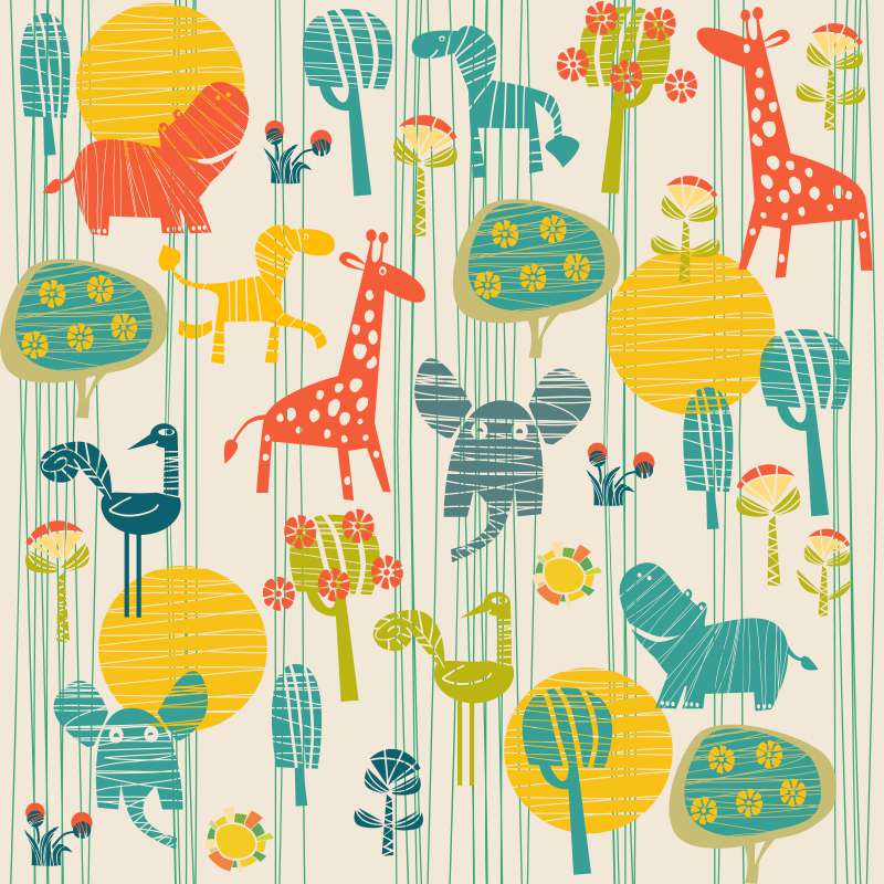 Carta da parati Animals