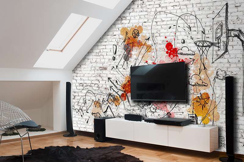 Carta da parati Basket Wall