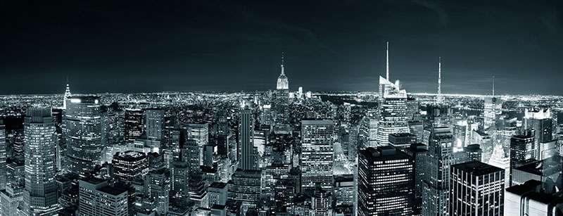 Carta da parati Manhattan di notte