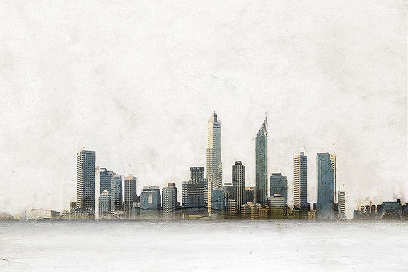 Carta da parati Skyline