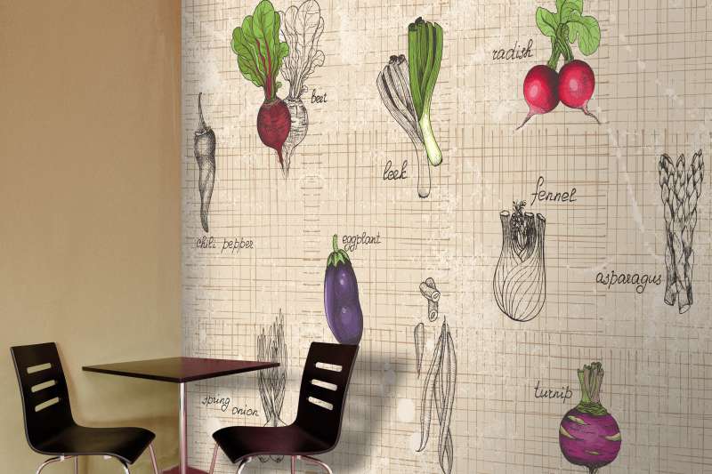 Carta da parati Vegetables