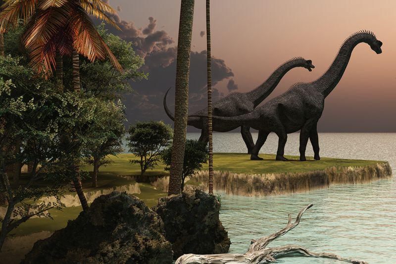 Carta da parati Dinosauri