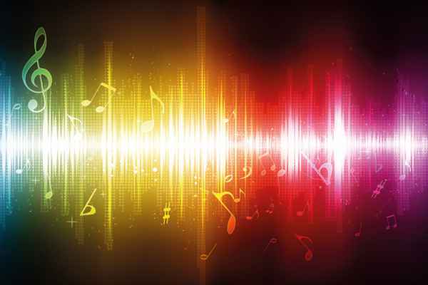 Carta da parati Colori e Musica