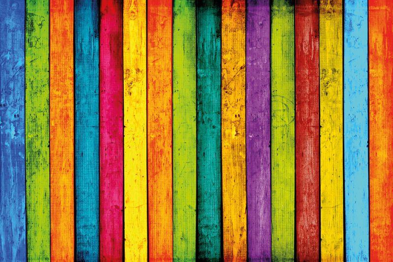 Carta da parati Legno Colorato