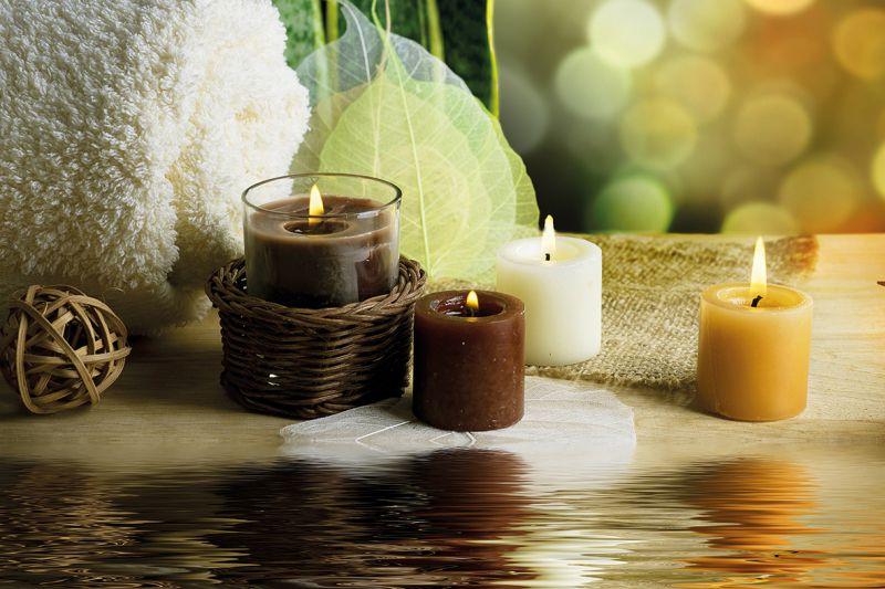 Carta da parati Candele