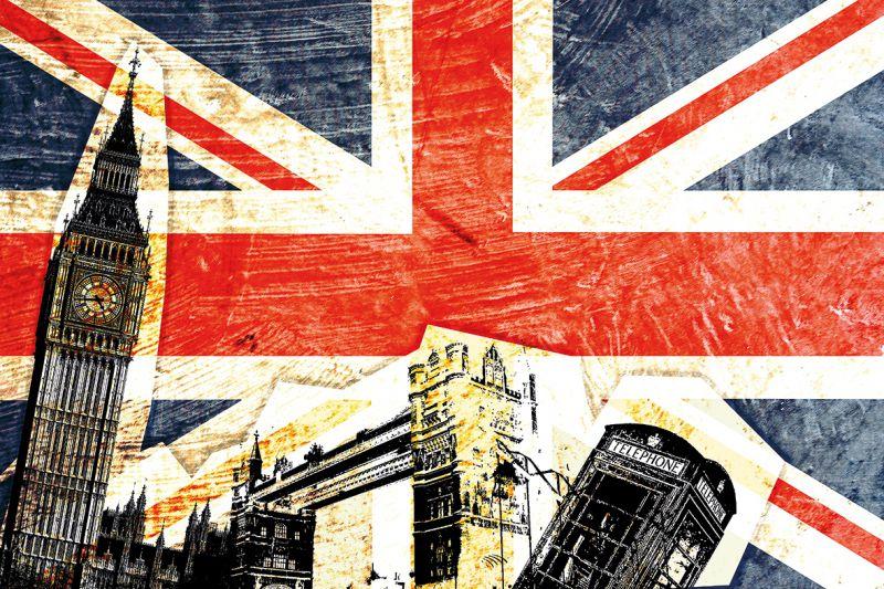 Carta da parati Grafico Londra