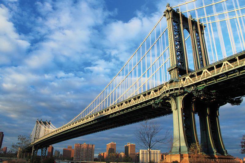Carta da parati New York, Manhattan Bridge