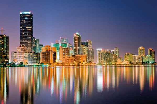 Carta da parati Miami Skyline