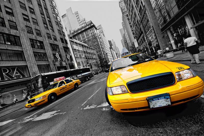 Carta da parati New York Taxi 2