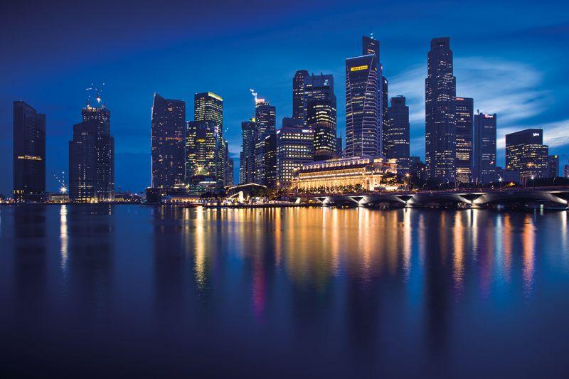 Carta da parati Singapore Skyline 1