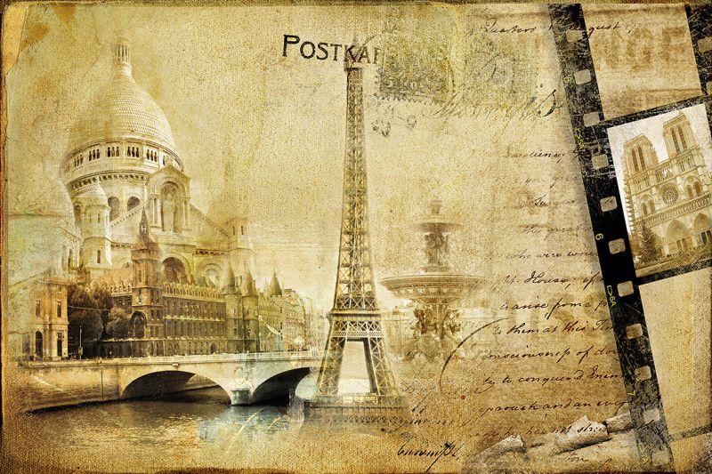 Carta da parati Vecchia Parigi