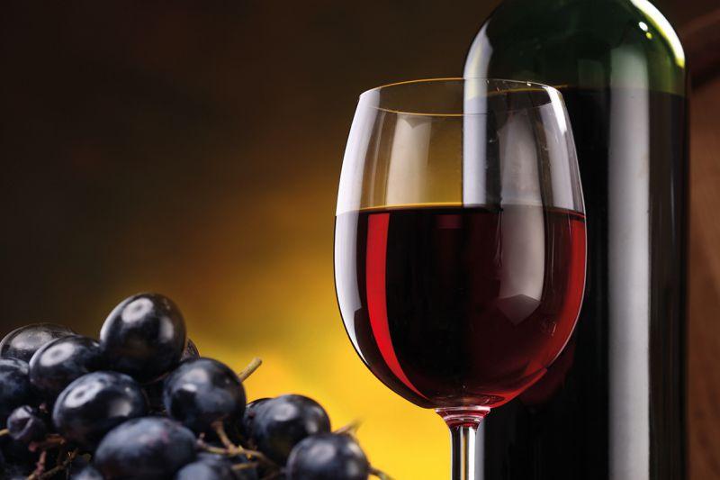 Carta da parati Bicchiere di Vino