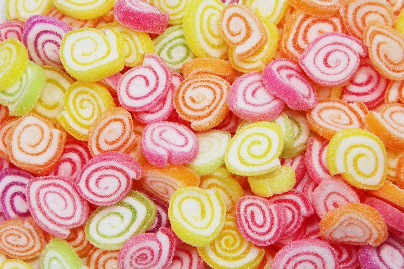 Carta da parati Canditi colorati