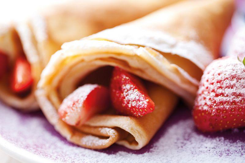Carta da parati Crepes di Fragole
