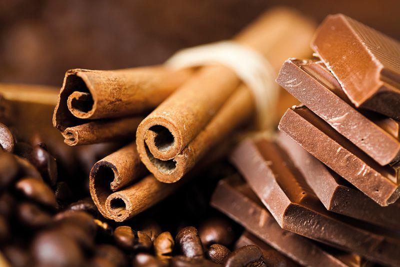 Carta da parati Scaglie di Cioccolato