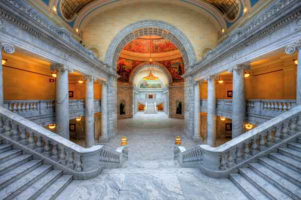 Carta da parati Casa dello Stato di Utah