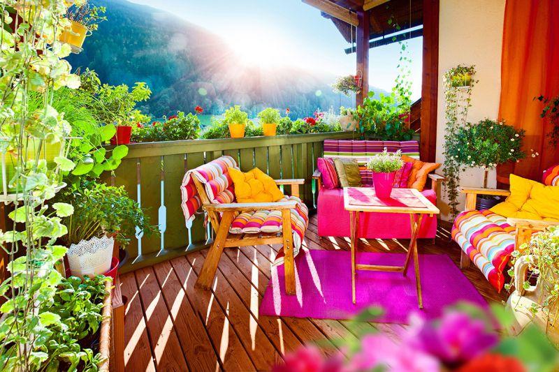 Carta da parati Veranda sul lago