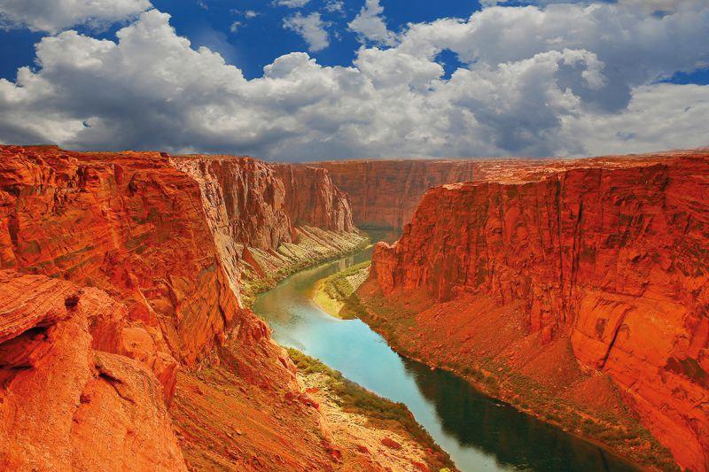 Carta da parati Grand Canyon e fiume Colorado
