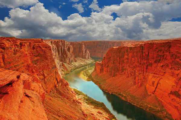 Carta da parati Grand Canyon e fiume Colorado