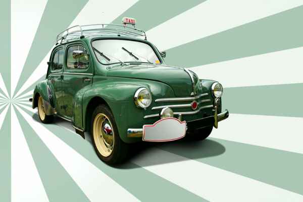 Carta da parati Taxi