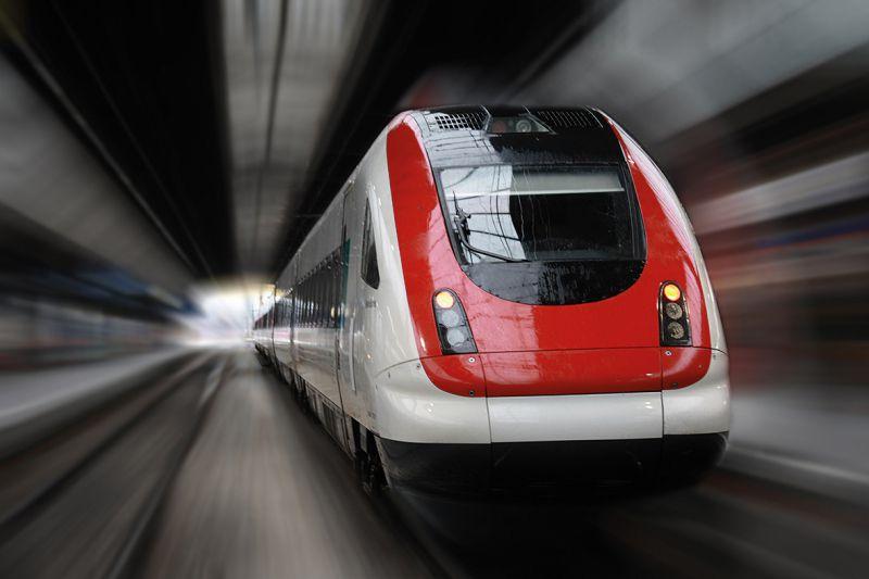 Carta da parati Treno Velocità