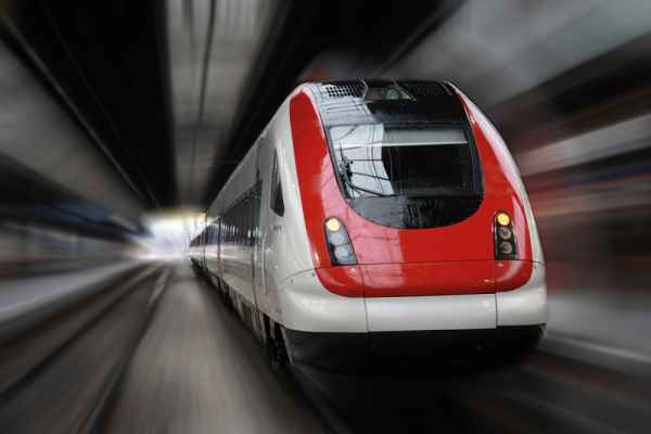 Carta da parati Treno Velocità