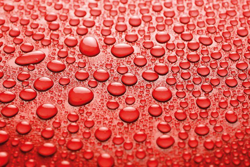 Carta da parati Gocce Rosse