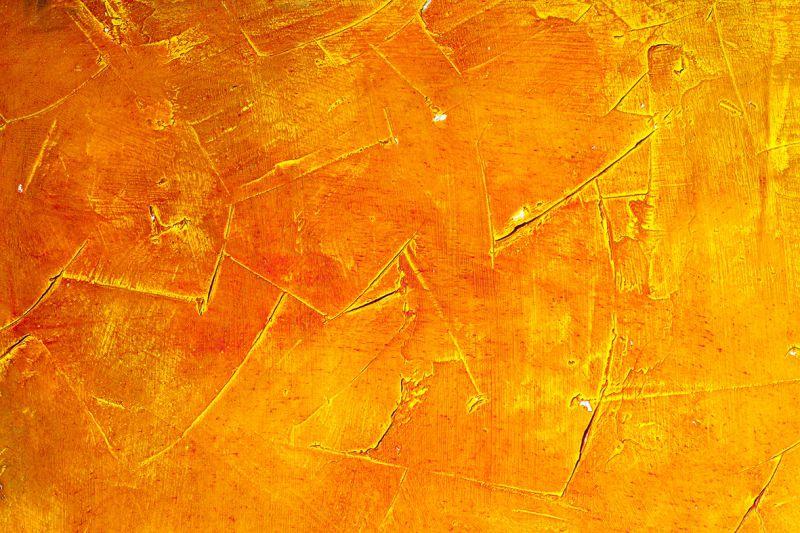 Carta da parati Spatolato arancio