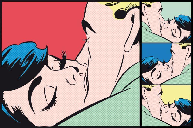 Carta da parati Bacio