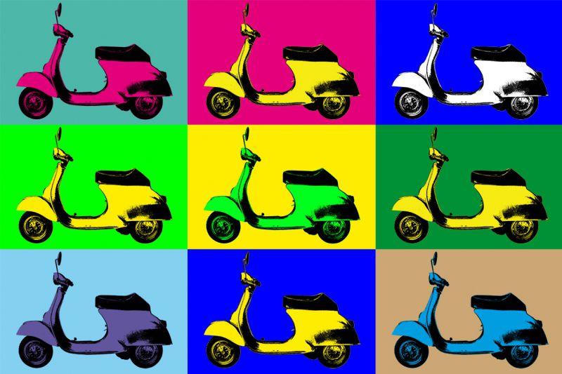 Carta da parati Vespa