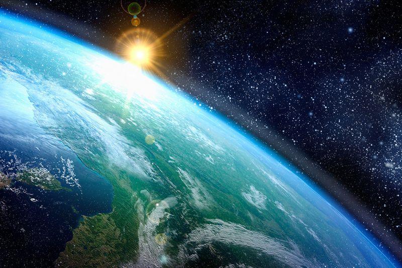 Carta da parati Terra nello spazio